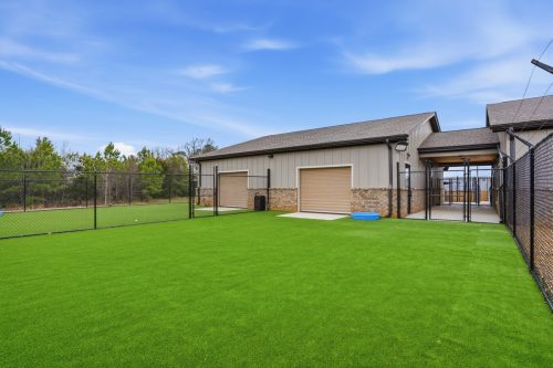 Smaller doggy daycare yards